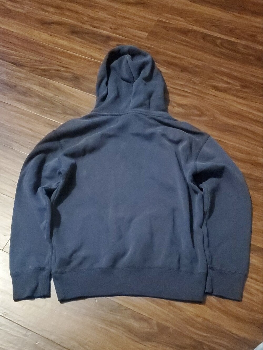 Hollister Dark Navy Logo Hooded Sweatshirt - Picture 7 of 7